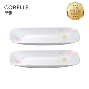 갤러리아_코렐 목련 생선접시 2P 세트