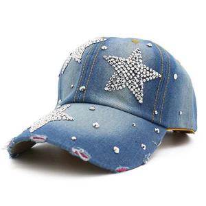 준캡 여성 여자 별 큐빅모자 반짝이모자 야구모자 캡모자 예쁜모자