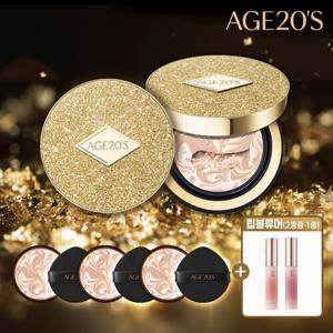 [에이지투웨니스][에이지투웨니스]AGE20S 앰플 팩트 럭스 골드 패키지(본품2+리필3+립 볼류머1)_667127