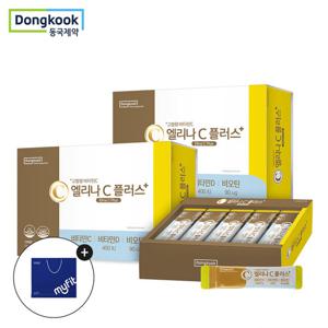 [동국제약] 엘리나C 플러스 100개입 2박스+쇼핑백 / 고함량 비타민C 2000mg 비타민D3 비오틴