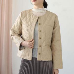 [웬디즈갤러리]하이브 페이크 레더 자켓 /여성 레자 노카라 트위드 UJK102