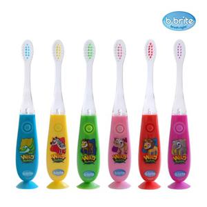 [비브라이트] LED정글 반짝이 타이머 칫솔 - 6개세트