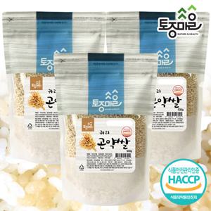 [토종마을]HACCP인증 귀리 곤약쌀 500g X 3팩(총 1.5kg)