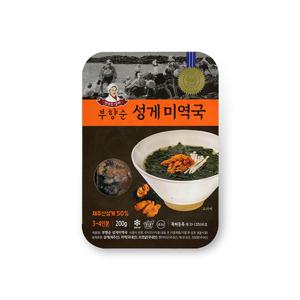 [제주푸드마씸] 부향순 제주 성게미역국 x 2 (200g(3~4인분)/pack, 냉동)