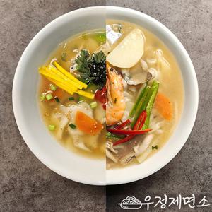 [우정제면소] 맑은해물맛 칼국수 6인분+수제비 6인분 외 각각 12인분