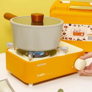 라떼 미니 부르스타 캠핑버너 예쁜 캠핑용품 휴대용 가스버너 차박 3color