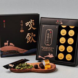 이경제 흑염소 담음 啖飮 쇼핑백 선물세트 (흑염소 스틱 10포+흑보대원 10환)