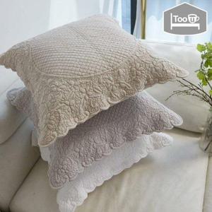 갤러리아_몽트 인도면 손누비 목화솜  워싱 쿠션커버1장 투유바이조희