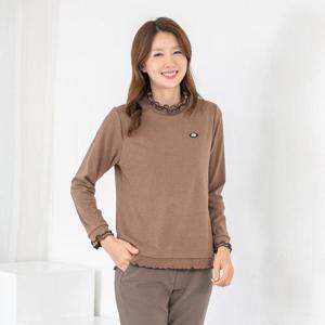 엄마옷 셔링 반폴라 무지기모긴팔티셔츠 512BMN046 중년여성/50대/60대/마담/빅사이즈/할머니옷