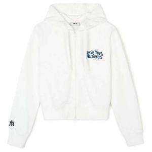 MLB W 바시티 크롭 집업 OO 3FTRV0541 50IVS