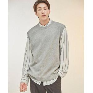 [앤듀]남성 등판 레이온 배색 베스트(O191KV110P)