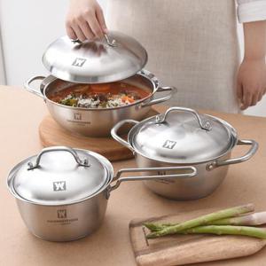 바겐슈타이거 보겐 IH 스텐 냄비 3종 세트 편수 양수냄비 인덕션겸용