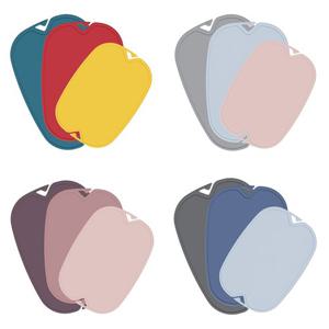 (3종세트) 이놀 라니아 칼집에 강한 두꺼운 TPU 도마 국산 이유식 항균 실리콘 도마 세트