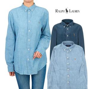 [폴로랄프로렌]폴로 랄프로렌 보이즈 포니 로고 데님 셔츠