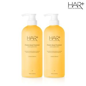 [헤어플러스] [1+1] 단백질 본드 퍼퓸 트리트먼트 페어 앤 프리지아 향 700ml 2개