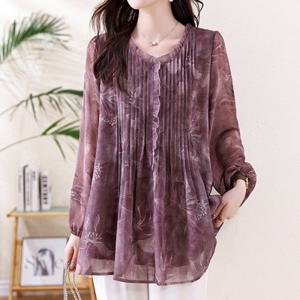 [몽벨리즈]플라라셔링블라우스 mde2302424