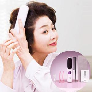 독일도르트  무선  빗 LED  고데기 볼륨  앞머리 뿌리