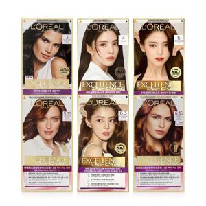 [로레알] 엑셀랑스 듀오크림 염색약 6칼라