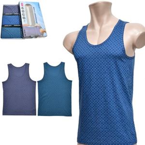 [폴밋] 고급 실켓가공 편안한 순면 남성 니트 런닝 3매입