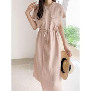 [헤레이스]린넨 베로나 반팔원피스_CHF22SS638