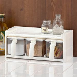 [원터치 잠금기능]BT밀폐 양념통 3P +스푼무료증정!