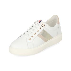 [정상가 179,000원] 엘칸토 여성 소가죽 스네이크 포인트 스니커즈 4cm LCWS27M413