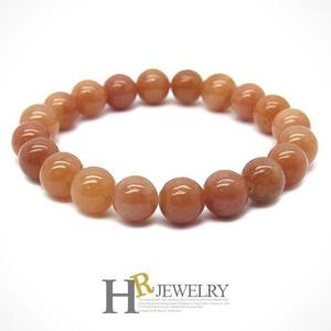 [호림쥬얼리]패션쥬얼리)히트)예쁜(HR)연브라운 옥팔찌(10mm)