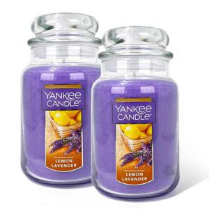 [양키캔들]양키캔들 자캔들 라지자 대 레몬 라벤더 623g x 2개