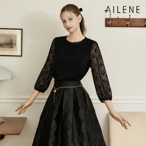 [엘렌느] 25FW 시그니처 쉬폰 티블라우스 4종 + 넥카프링