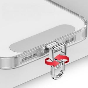 핸드폰 스마트폰 태그홀더 행온택 핸드폰 줄 키링 핸드 스트랩 손목 로프 연결 고리 키링 부자재 360도