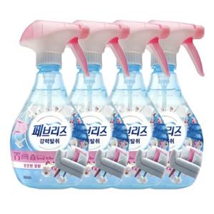 페브리즈 섬유탈취제 용기 370mlX4개 은은한 꽃향