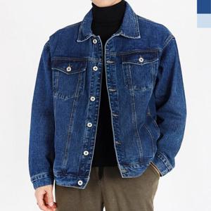 BLEO 남자 기본 세미 오버핏 청자켓