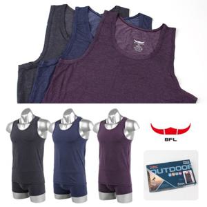 [BFL] 인생라인 남성 사방스판 인팅런닝 3종세트 (1603)