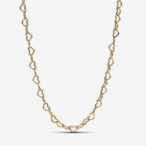 [해외배송] 판도라 링크드 하트 콜리어 목걸이 363334C00