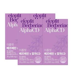 [이롭핏] 베르베린 알파시디 알파CD 60정 X 4박스