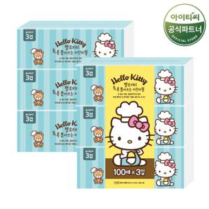 헬로키티 3겹 뽑아쓰는 키친타올 톡톡 총6입