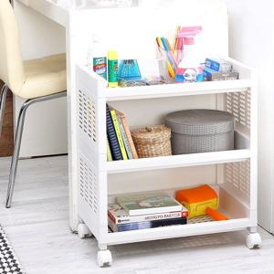 위즈홈 테드 이동식 트롤리 수납선반 와이드 3단