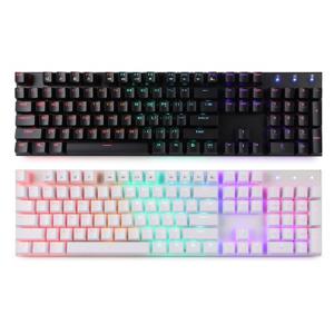 앱코 HACKER K640 한영 이중사출 키캡 레인보우 LED 게이밍 블랙,화이트 (청축/적축/갈축)