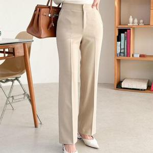 여자 쫀득 블랙슬랙스 편한 봄정장바지 팬츠