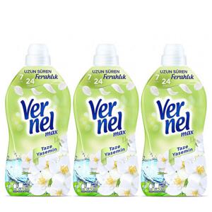 버넬 고농축 섬유유연제 맥스 프레쉬 자스민 1.44L 3개