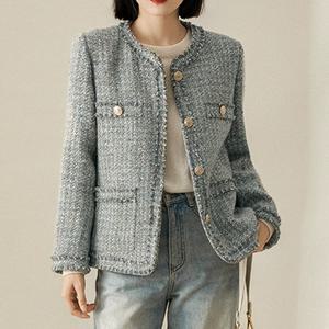 [블랙퀸] 테우런 봄가을 트위드 자켓 blk003328