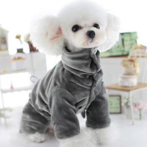 겨울옷 강아지올인원 하이넥 부드러운 플리스 극세사 WFG7GDF