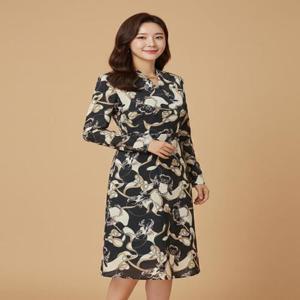 [조이너스][조이너스]패턴 미디 원피스-JW22OF1001672C