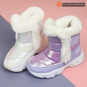 [페이퍼플레인키즈]스키장 키즈 부츠 여아 방한화 아동 털 겨울 신발 방한 패딩 슈즈 어린이 초등 유아 ..