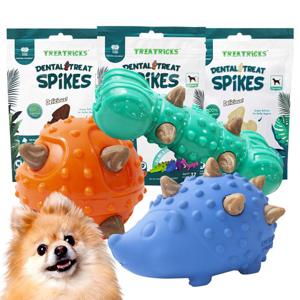 네추라너리쉬 고슴도치/뼈다귀/볼 덴탈트릿 강아지 노즈워크 이갈이 분리불안 장난감 +리필 추가