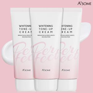 에이썸 퍼펙트 화이트닝 톤업크림 100ml 3개 / 미백 안티에이징 탄력