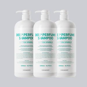 (3개) 딥 퍼퓸 샴푸 코튼스파클향 1500ml