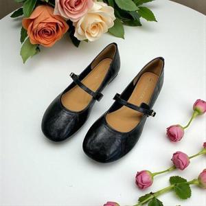 갤러리아_고세 데일리 여성 폴딩 메리제인 플랫 OZP4F009 블랙 2cm