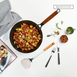 [Nordicook] 노르디쿡 NEW IH 무쇠 궁중팬 28cm(뒤집개 포함)