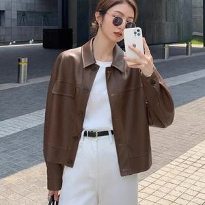 ★특가★[블랙퀸] 네이터 간절기 가죽자켓 blk003795